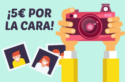  ¡5 por la cara!